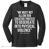 Jesse Jackson Quote Kids Long Sleeve Shirt thumb 0