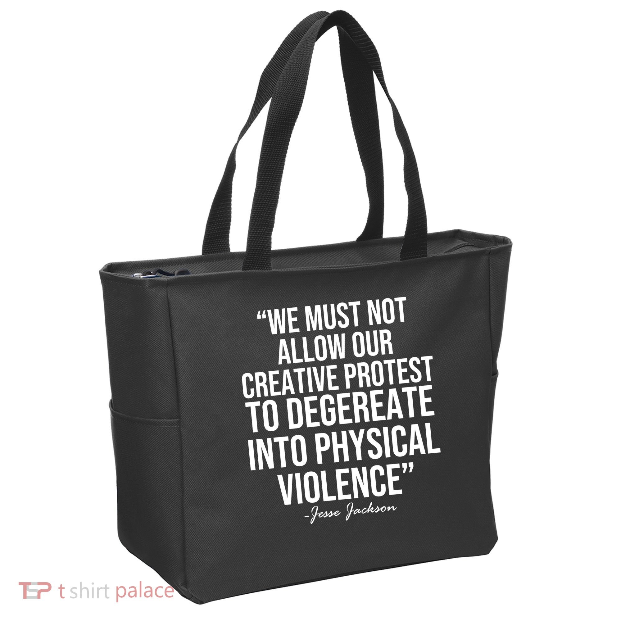 Jesse Jackson Quote Tote Bag