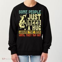Jiu Jitsu Some People Need A Hug BJJ MMA Jujitsu Women's Sweatshirt thumb 0
