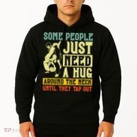 Jiu Jitsu Some People Need A Hug BJJ MMA Jujitsu Hoodie thumb 2
