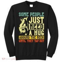 Jiu Jitsu Some People Need A Hug BJJ MMA Jujitsu Sweatshirt thumb 0