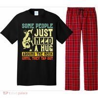 Jiu Jitsu Some People Need A Hug BJJ MMA Jujitsu Pajama Set thumb 0