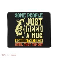 Jiu Jitsu Some People Need A Hug BJJ MMA Jujitsu Mousepad thumb 0