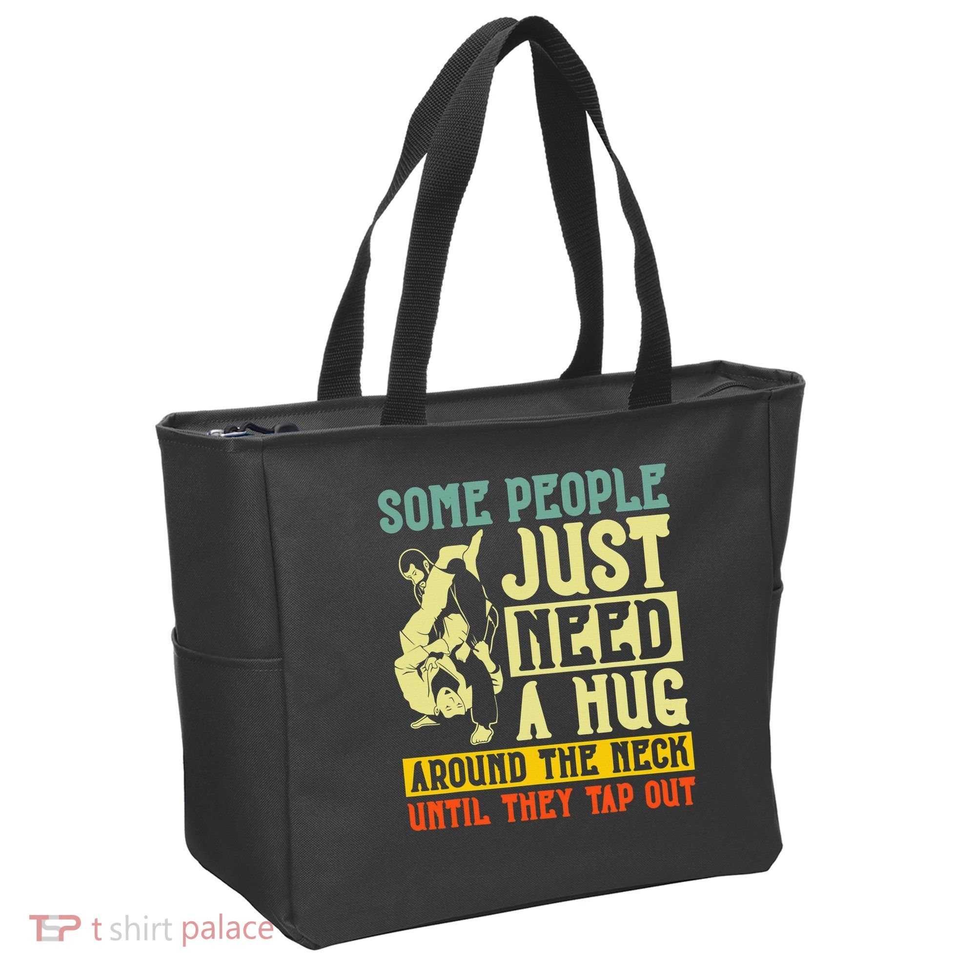 Jiu Jitsu Some People Need A Hug BJJ MMA Jujitsu Tote Bag