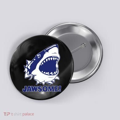 Jawsome Jaws Shark Button