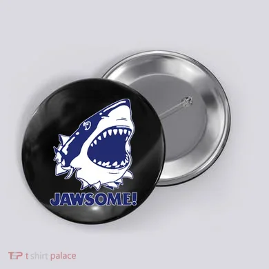 Jawsome Jaws Shark Button