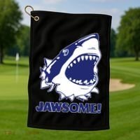 Jawsome Jaws Shark Golf Towel thumb 1