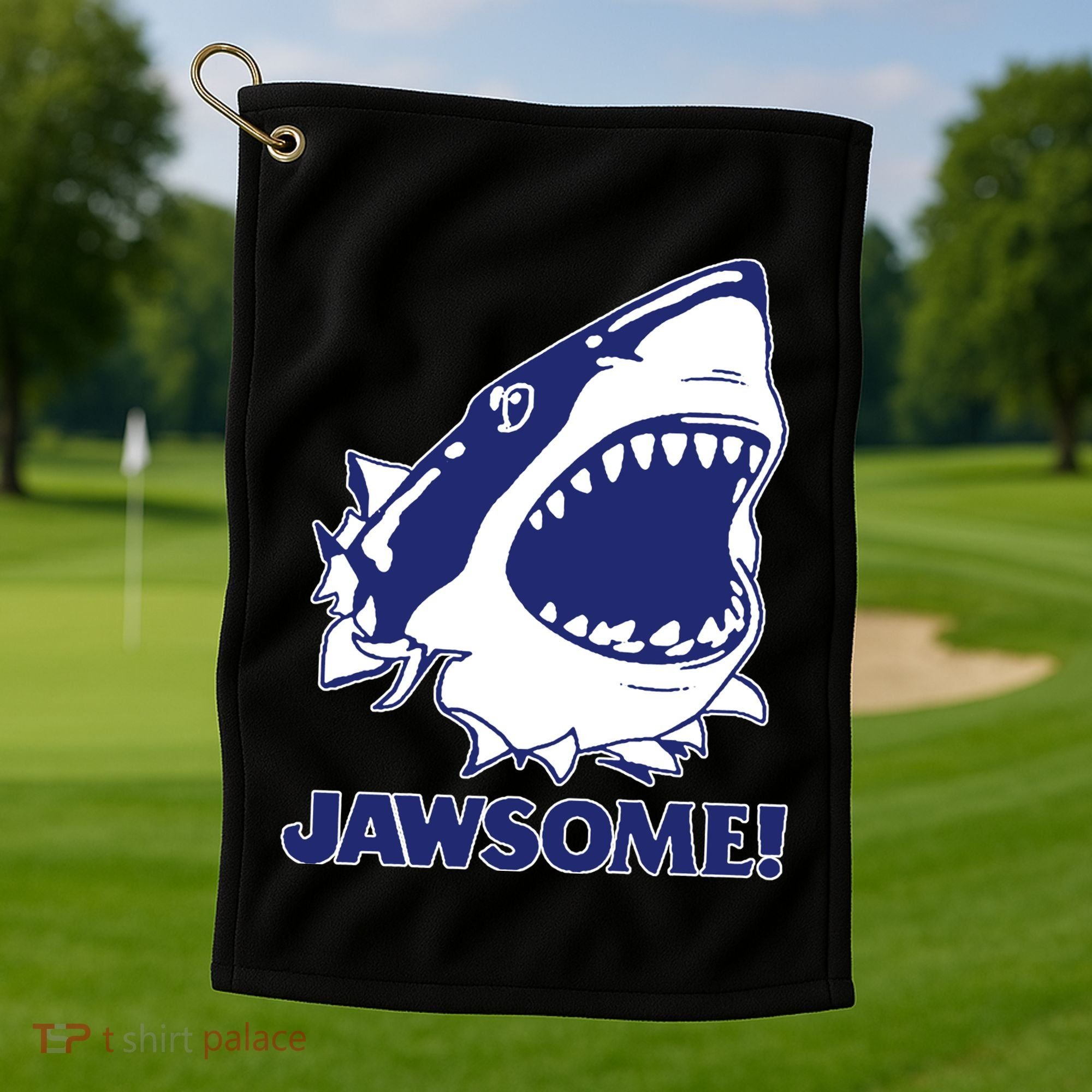 Jawsome Jaws Shark Golf Towel
