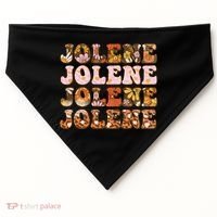 Jolene Jolly Song Leopard Floral USA-Made Doggie Bandana thumb 0