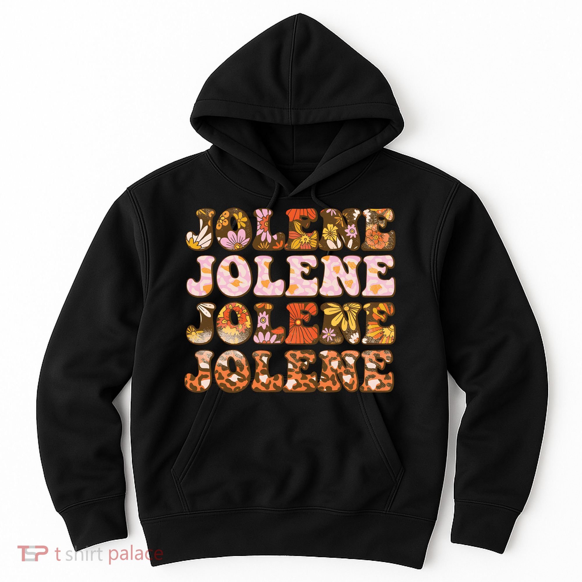 Jolene Jolly Song Leopard Floral Hoodie