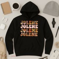 Jolene Jolly Song Leopard Floral Hoodie thumb 3