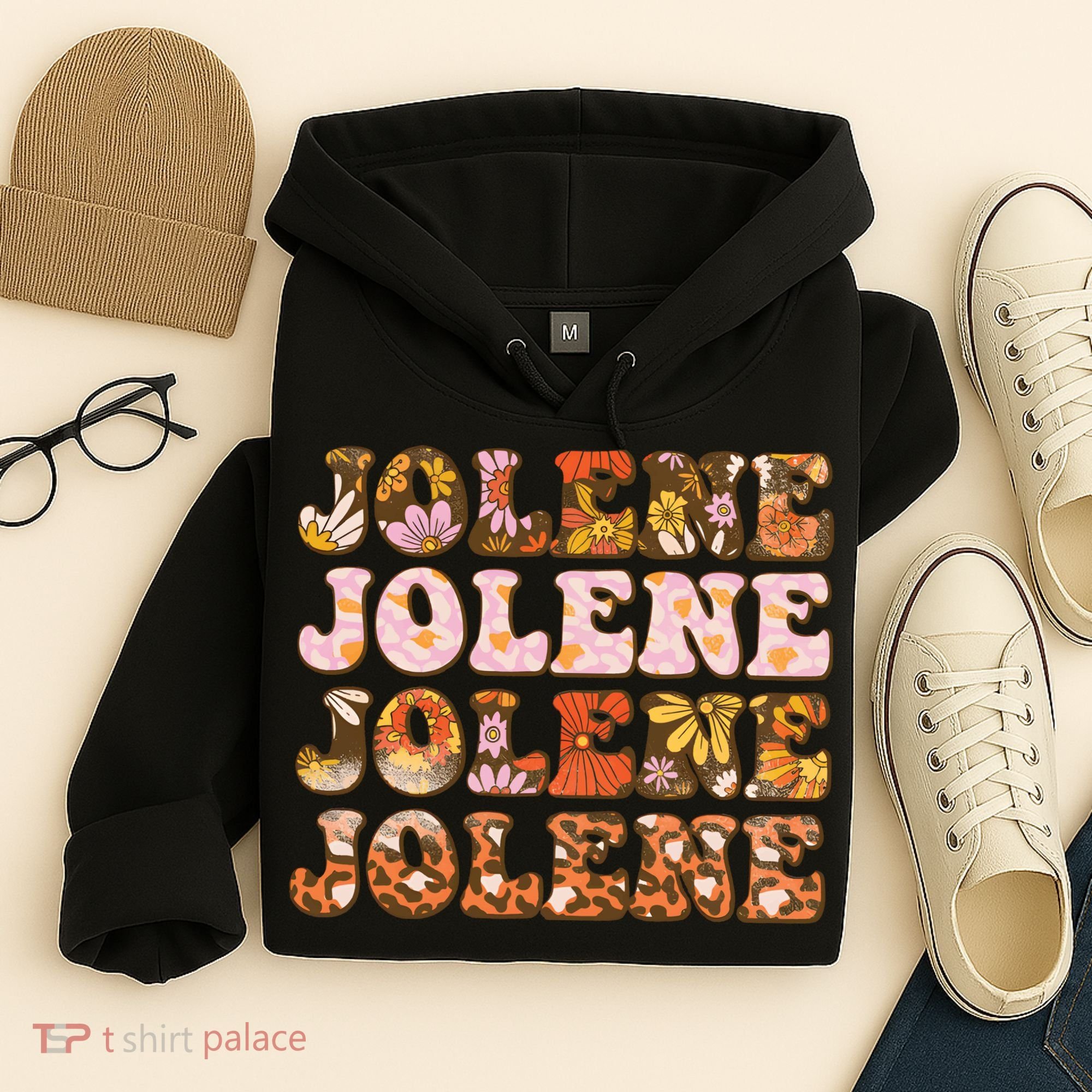 Jolene Jolly Song Leopard Floral Hoodie