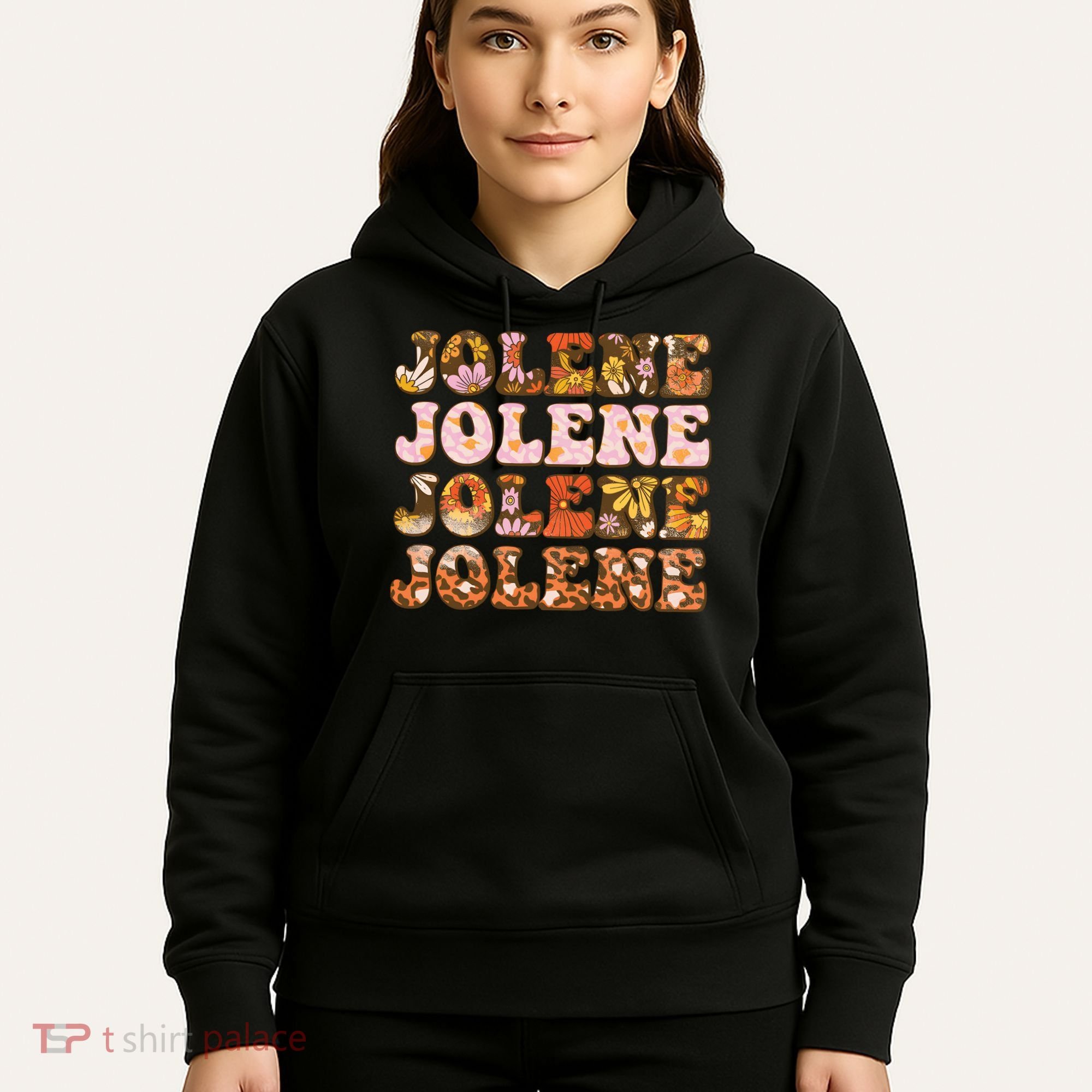 Jolene Jolly Song Leopard Floral Hoodie