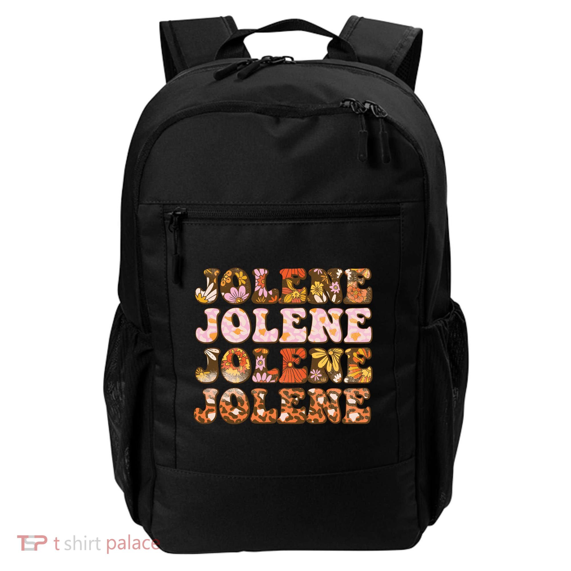 Jolene Jolly Song Leopard Floral Backpack