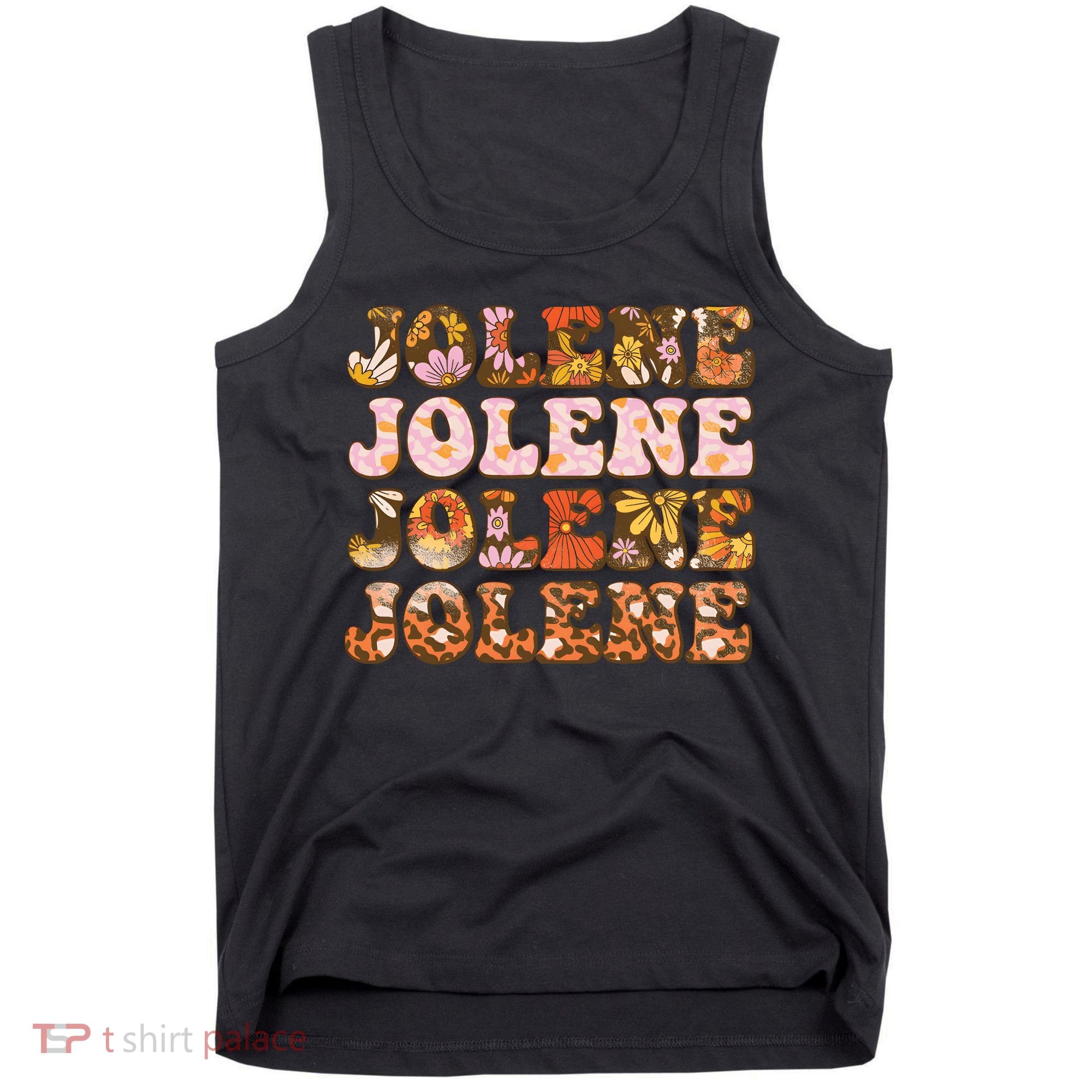 Jolene Jolly Song Leopard Floral Tank Top