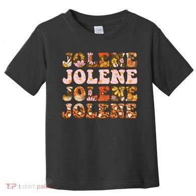 Jolene Jolly Song Leopard Floral Toddler T-Shirt