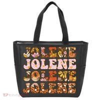 Jolene Jolly Song Leopard Floral Tote Bag thumb 0