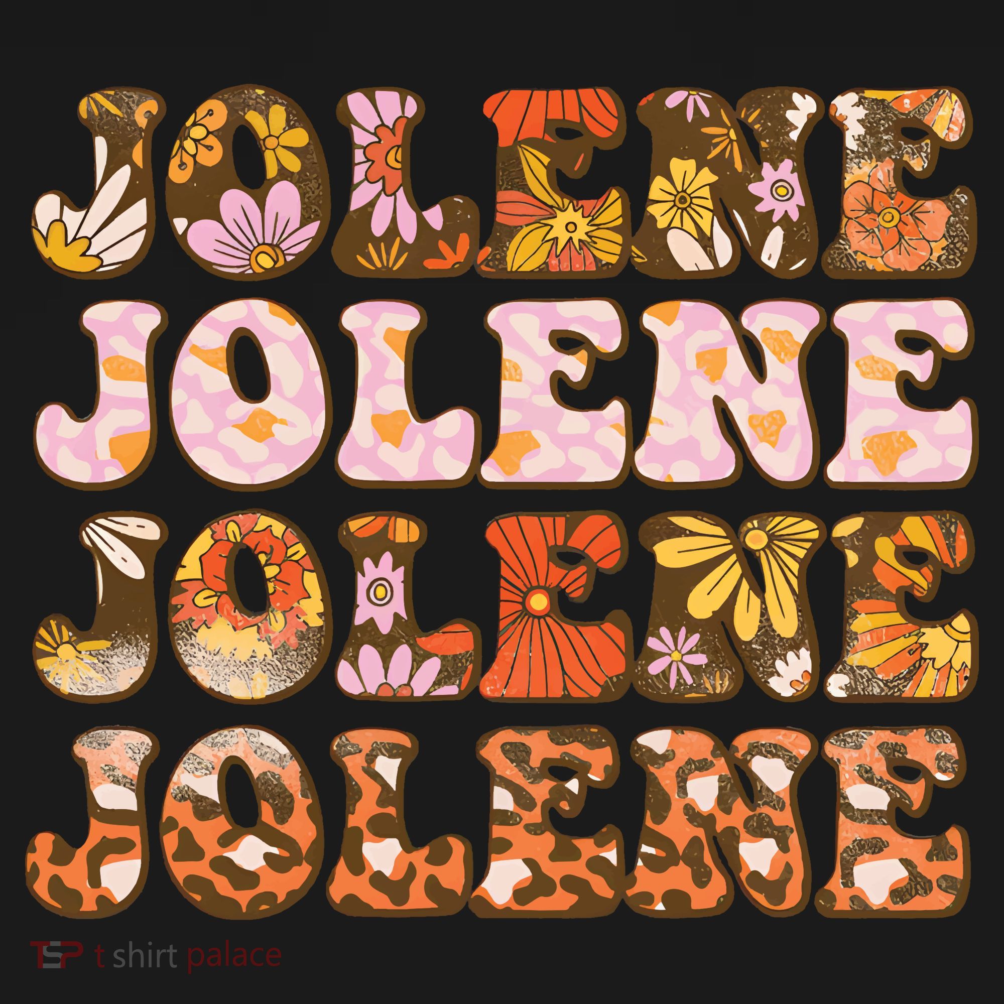 Jolene Jolly Song Leopard Floral Tote Bag