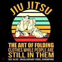 Jiu Jitsu Shirts Art Of Folding Clothes BJJ MMA Jujitsu Stripe Pom Pom Beanie thumb 2