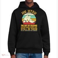Jiu Jitsu Shirts Art Of Folding Clothes BJJ MMA Jujitsu District V.I.T. Heavyweight Hoodie thumb 0