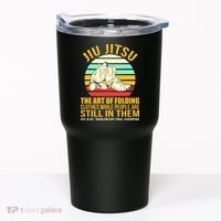 Jiu Jitsu Shirts Art Of Folding Clothes BJJ MMA Jujitsu Tumbler thumb 0