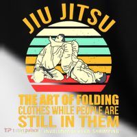 Jiu Jitsu Shirts Art Of Folding Clothes BJJ MMA Jujitsu Toddler Fine Jersey T-Shirt thumb 2