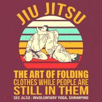 Jiu Jitsu Shirts Art Of Folding Clothes BJJ MMA Jujitsu 16oz Travel Tumbler thumb 2