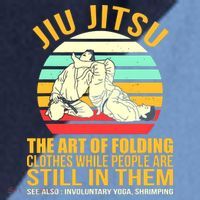 Jiu Jitsu Shirts Art Of Folding Clothes BJJ MMA Jujitsu Raglan Baseball Sleeve Shirt thumb 2
