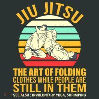Jiu Jitsu Shirts Art Of Folding Clothes BJJ MMA Jujitsu Infant Baby Jersey Bodysuit thumb 2