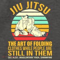 Jiu Jitsu Shirts Art Of Folding Clothes BJJ MMA Jujitsu Vector Backpack thumb 2
