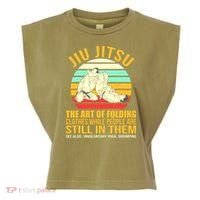 Jiu Jitsu Shirts Art Of Folding Clothes BJJ MMA Jujitsu Garment-Dyed Women's Muscle Tee thumb 0