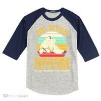 Jiu Jitsu Shirts Art Of Folding Clothes BJJ MMA Jujitsu Kids Colorblock Raglan Jersey thumb 0