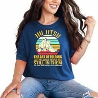 Jiu Jitsu Shirts Art Of Folding Clothes BJJ MMA Jujitsu Comfort Colors T-Shirt thumb 0