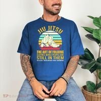 Jiu Jitsu Shirts Art Of Folding Clothes BJJ MMA Jujitsu Comfort Colors T-Shirt thumb 3