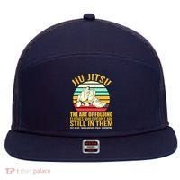 Jiu Jitsu Shirts Art Of Folding Clothes BJJ MMA Jujitsu 7 Panel Mesh Trucker Snapback Hat thumb 0