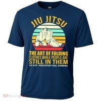 Jiu Jitsu Shirts Art Of Folding Clothes BJJ MMA Jujitsu Cooling Performance Crew T-Shirt thumb 0