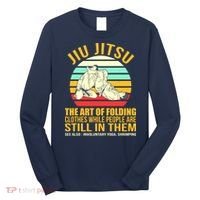 Jiu Jitsu Shirts Art Of Folding Clothes BJJ MMA Jujitsu Long Sleeve Shirt thumb 0