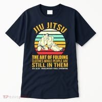 Jiu Jitsu Shirts Art Of Folding Clothes BJJ MMA Jujitsu Tall T-Shirt thumb 0