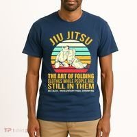 Jiu Jitsu Shirts Art Of Folding Clothes BJJ MMA Jujitsu Tall T-Shirt thumb 2