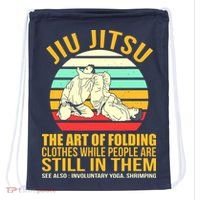 Jiu Jitsu Shirts Art Of Folding Clothes BJJ MMA Jujitsu Drawstring Bag thumb 0