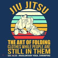 Jiu Jitsu Shirts Art Of Folding Clothes BJJ MMA Jujitsu Tall Sweatshirt thumb 2
