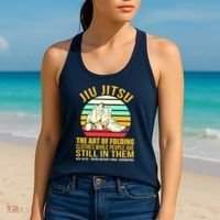 Jiu Jitsu Shirts Art Of Folding Clothes BJJ MMA Jujitsu Women's Tank Top thumb 2