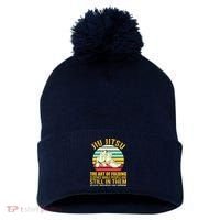 Jiu Jitsu Shirts Art Of Folding Clothes BJJ MMA Jujitsu Pom Pom 12in Knit Beanie thumb 0
