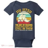 Jiu Jitsu Shirts Art Of Folding Clothes BJJ MMA Jujitsu Baby Bodysuit thumb 0