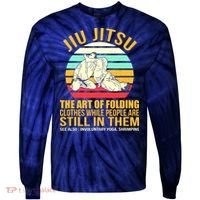Jiu Jitsu Shirts Art Of Folding Clothes BJJ MMA Jujitsu Tie-Dye Long Sleeve Shirt thumb 0