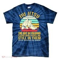 Jiu Jitsu Shirts Art Of Folding Clothes BJJ MMA Jujitsu Tie-Dye T-Shirt thumb 0