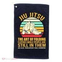 Jiu Jitsu Shirts Art Of Folding Clothes BJJ MMA Jujitsu Golf Towel thumb 0