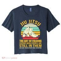 Jiu Jitsu Shirts Art Of Folding Clothes BJJ MMA Jujitsu Women's Crop Top Tee thumb 0