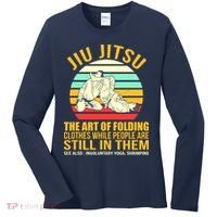 Jiu Jitsu Shirts Art Of Folding Clothes BJJ MMA Jujitsu Women's Long Sleeve Shirt thumb 0