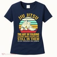 Jiu Jitsu Shirts Art Of Folding Clothes BJJ MMA Jujitsu Women's T-Shirt thumb 0
